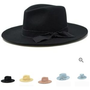 Wide Brim Black Hat